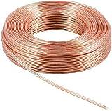 FTT12-011 ΚΑΛΩΔΙΟ TELEWIRE ΗΧΕΙΩΝ ΔΙΑΦΑΝΟ  2 Χ 0.75mm ΚΑΘΑΡΟΣ ΧΑΛΚΟΣ (10METΡΑ)