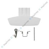 ΚΛΕΙΣΤΡΟ ARISTON ΛEYKO = 14.34 (ΓΚΡΙ)