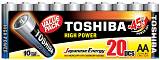 Toshiba High Power AA (shrink 20 pcs) - LR6GCP MP-20