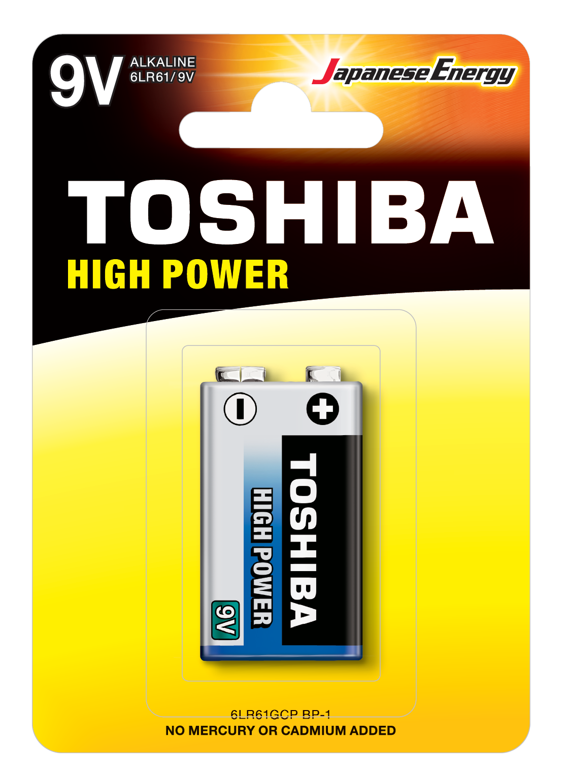 Toshiba High Power 9V (blister 1 pc) - 6LR61GCP BP-1