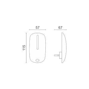ΦΩΤΙΣΤΙΚΟ ΝΥΚΤΟΣ LED 0.8W 6000K