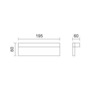 ΑΠΛΙΚΑ ΤΟΙΧΟΥ LED 6W 4000K