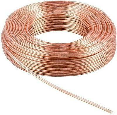 FTT12-011 ΚΑΛΩΔΙΟ TELEWIRE ΗΧΕΙΩΝ ΔΙΑΦΑΝΟ  2 Χ 0.75mm ΚΑΘΑΡΟΣ ΧΑΛΚΟΣ (10METΡΑ)