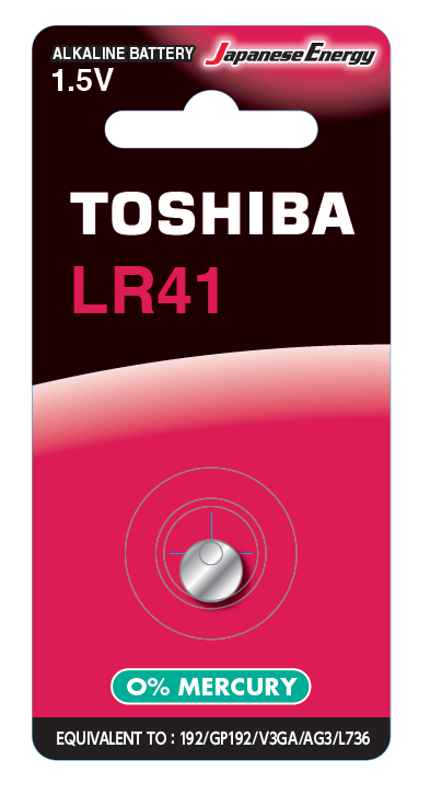Toshiba LR41 (blister 1 pc) - LR41 BP-1C