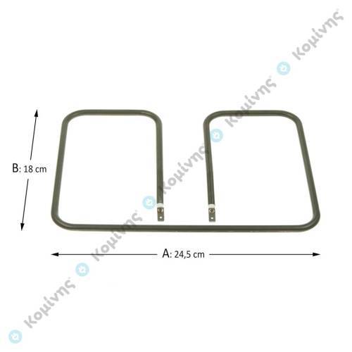 ΑΝΤ/ΣΗ ΓΚΡΙΛΙΕΡΑΣ TEFAL 230V 1000W 24,2 X 17,5 CM
