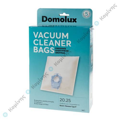 ΣΑΚΟΥΛΕΣ ΣΥΜΒΑΤΕΣ ΓΙΑ BOSCH/SIEMENS TYPE P (DOMOLUX)