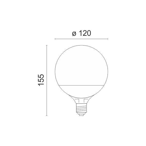 ΛΑΜΠΤΗΡAΣ LED E27 16W 3000K