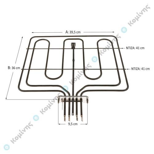 ΑΝΩ ΑΝΤ/ΣΗ & ΓΚΡΙΛ ΣΥΜΒΑΤΗ ΓΙΑ MIELE 2341W
