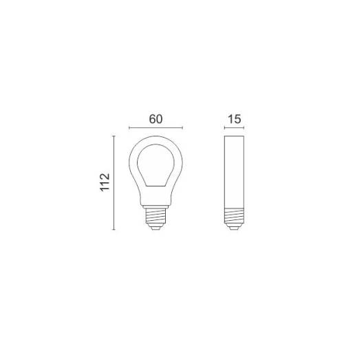 ΛΑΜΠΤΗΡAΣ LED E27 7W 6000K