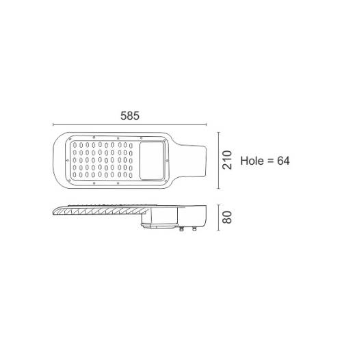ΦΩΤΙΣΤΙΚΑ ΔΡΟΜΟΥ LED HPL 150W 6000K