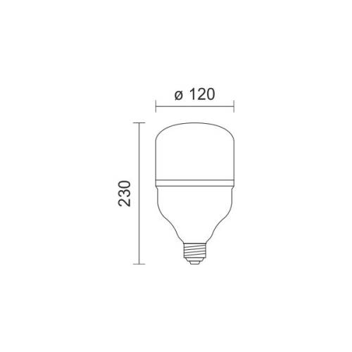 ΛΑΜΠΤΗΡAΣ LED E27 40W 4000K