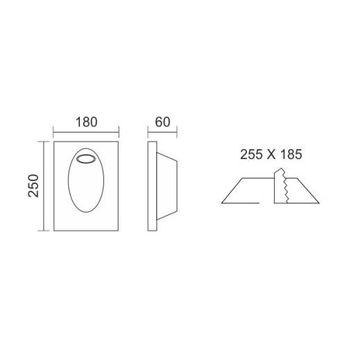 ΧΩΝΕΥΤΟ ΓΥΨΙΝΟ ΦΩΤΙΣΤΙΚΟ ΤΟΙΧΟΥ