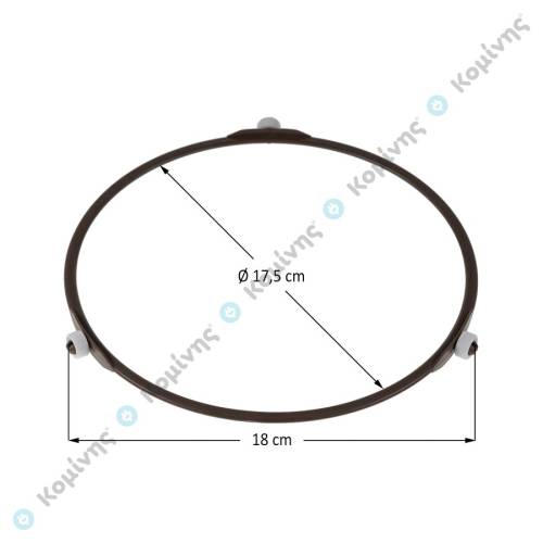 ΒΑΣΗ ΔΙΣΚΟΥ ΜΙΚΡ/TΩΝ Φ17.5 CM ΡΟΔΑΚΙ 12,2 ΜΜ