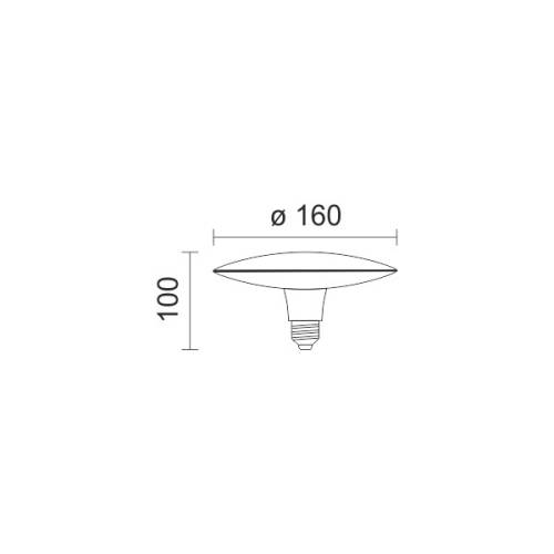 ΛΑΜΠΤΗΡΑΣ Ε27 UFO LED 20W 4000K