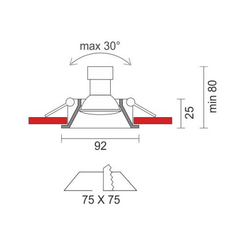 ΧΩΝΕΥΤΑ ΠΕΡΙΣΤΡΕΦΟΜΕΝΑ ΟΡΟΦΗΣ ΠΛΑΣΤΙΚΑ GU10