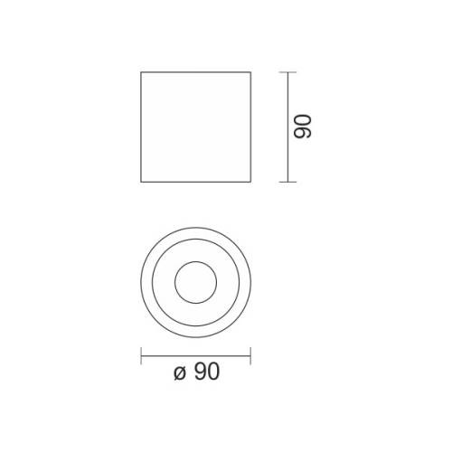 ΠΛΑΦΟΝΙΕΡΕΣ ΟΡΟΦΗΣ ΠΛΑΣΤΙΚΕΣ GU10
