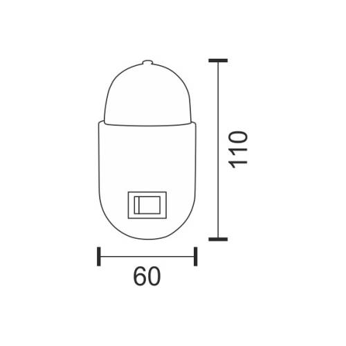 ΦΩΤΙΣΤΙΚΟ ΝΥΚΤΟΣ LED 3W