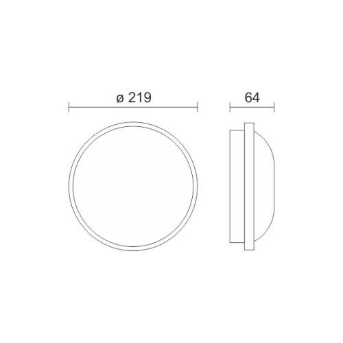 ΑΠΛΙΚΕΣ / ΠΛΑΦΟΝ LED ΣΤΕΦΑΝΕΣ 20W 3000K