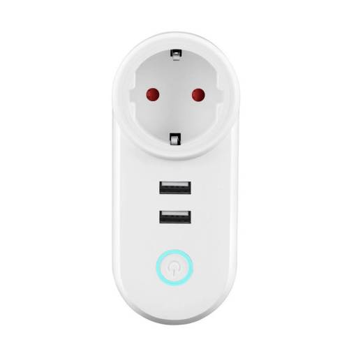 TUYA Έξυπνη υποδοχή Wi-Fi με διπλή θύρα USB