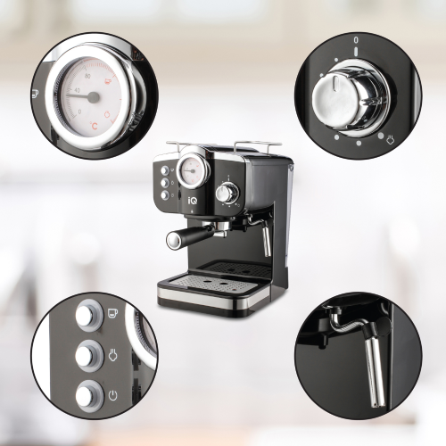 ΜΗΧΑΝΗ ESPRESSO CM-175 BLACK 1100W ΠΙΕΣΗΣ 20 BAR